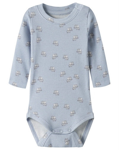 Name It - NBMHobit Bodystocking - Blue Fog